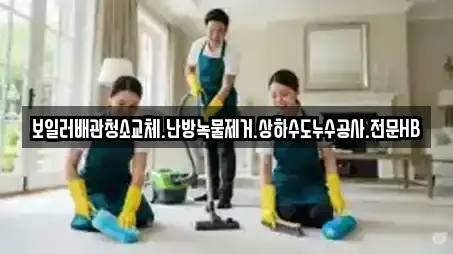 보일러배관청소교체.난방녹물제거.상하수도누수공사.전문HB