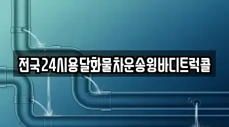 전국24시용달화물차운송윙바디트럭콜