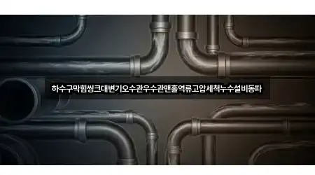하수구막힘씽크대변기오수관우수관맨홀역류고압세척누수설비동파