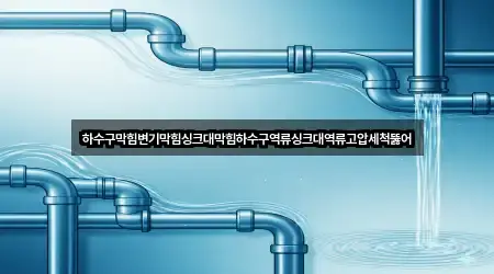 하수구막힘변기막힘싱크대막힘하수구역류싱크대역류고압세척뚫어
