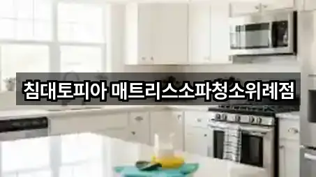 침대토피아 매트리스소파청소위례점