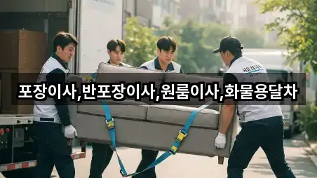 포장이사,반포장이사,원룸이사,화물용달차