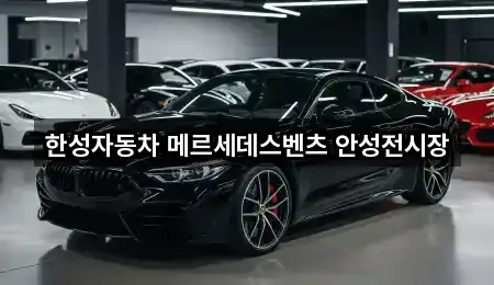 한성자동차 메르세데스벤츠 안성전시장