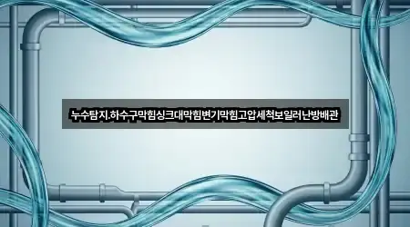 누수탐지.하수구막힘싱크대막힘변기막힘고압세척보일러난방배관