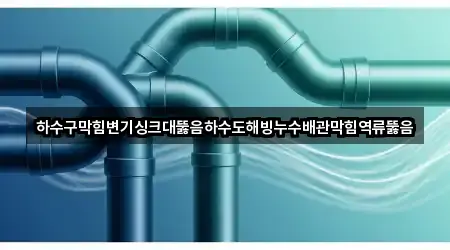 하수구막힘변기싱크대뚫음하수도해빙누수배관막힘역류뚫음