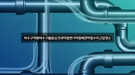 하수구역류하수구뚫음싱크대막힘변기막힘배관막힘수리고압청소