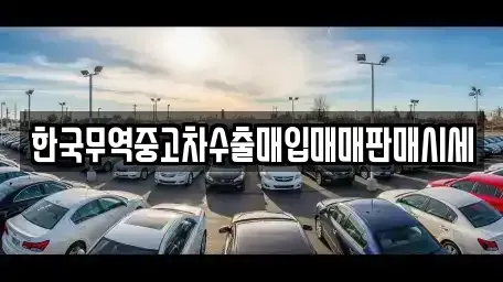 경기 연천군 전곡읍 중고차매입 전문 한국무역중고차수출매입매매판매시세