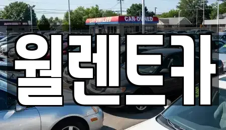 경기도 안성시 발화동 렌트카 전문 월렌트카