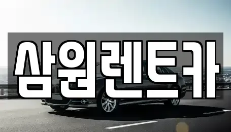 경기도 하남시 상사창동 렌트카 전문 삼원렌트카