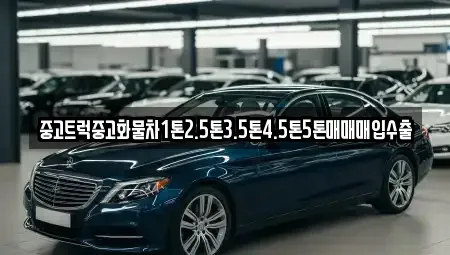 서울 중구 수표동 중고차매입 전문 중고트럭중고화물차1톤2.5톤3.5톤4.5톤5톤매매매입수출