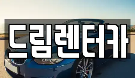 전북 남원시 고죽동 렌트카 전문 드림렌터카