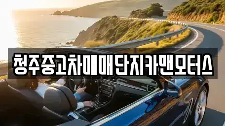 충청북도 청주시 서원구 중고차 전문 청주중고차매매단지카맨모터스